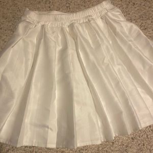 White SHEIN Skirt. Never worn. Fits a girl’s size 10-12. $8.00